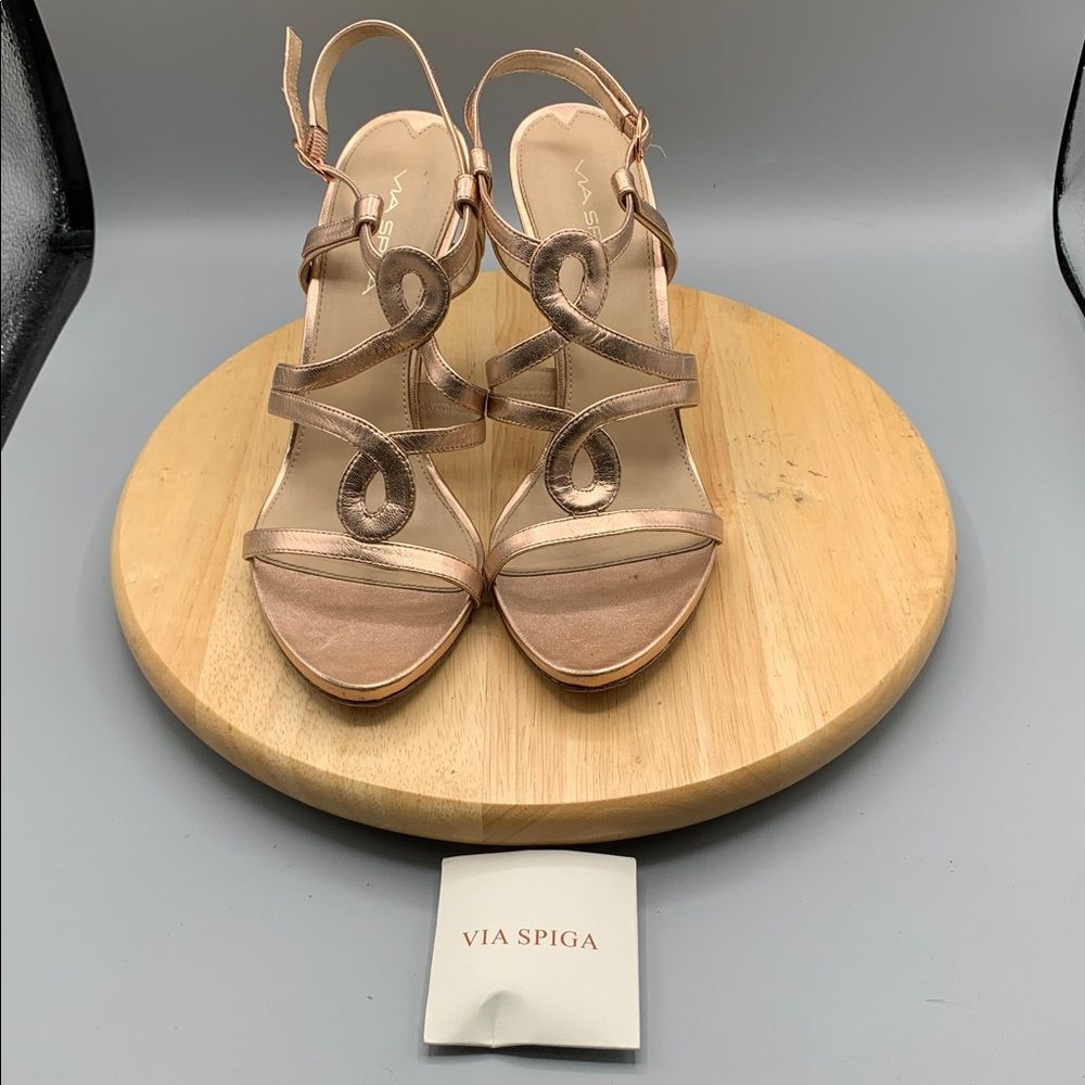 VIA SPIGA | 9 WOMEN'S DRESS HEELS V-HONOUR | BLUSH ROSE